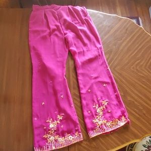 Purple salwar pants